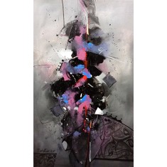 Zohaib Rind, 18 x 30 Inch, Acrylic on Canvas, Abstract Painting, AC-ZR-325